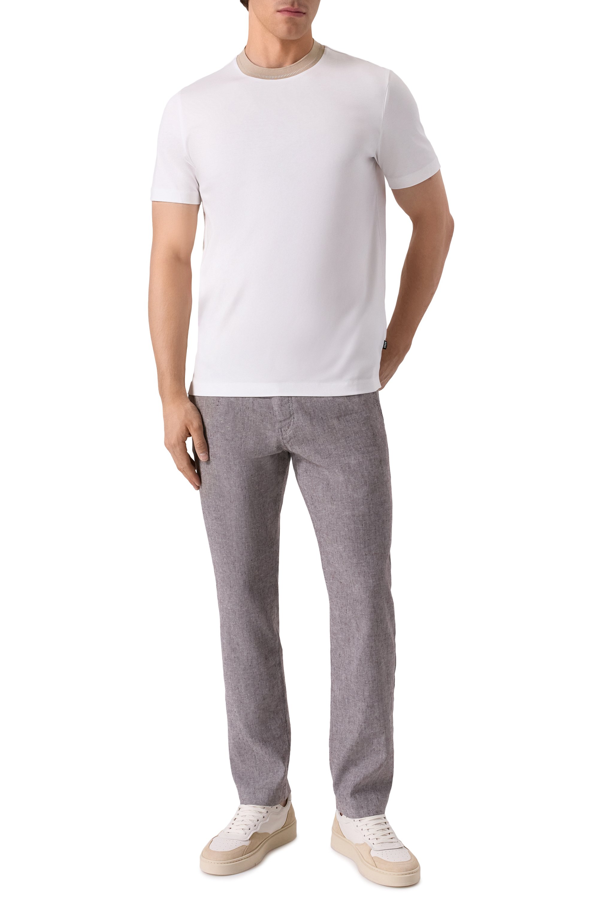 Хлопковая футболка BOSS, арт. 50531793, фото 2