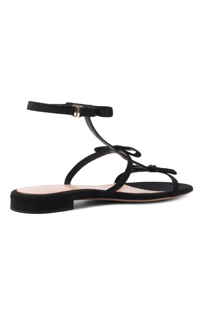 Текстильные сандалии malou GIANVITO ROSSI, арт. G32749.05RIC.GRTNER0, фото 5