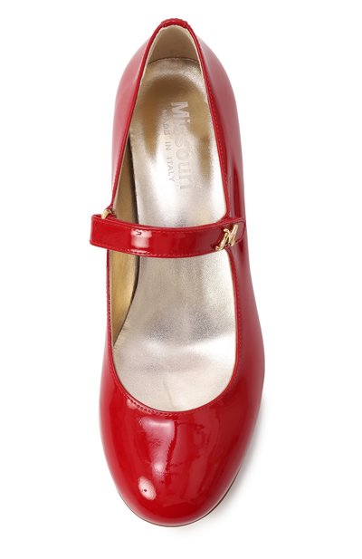 Кожаные туфли MISSOURI красного цвета по цене 24950 руб., арт. 78097 B/31-34, фото 4 Кожаные туфли MISSOURI, арт. 78097 B/31-34, фото 4