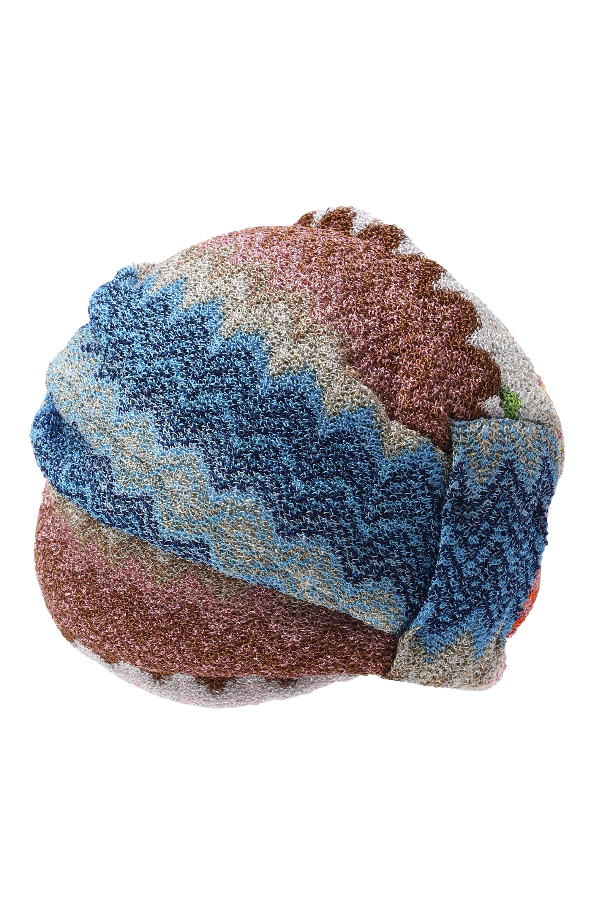 Тюрбан из вискозы MISSONI разноцветного цвета по цене 18900 руб., арт. TA00VMDA562, фото 2 Тюрбан из вискозы MISSONI, арт. TA00VMDA562, фото 2