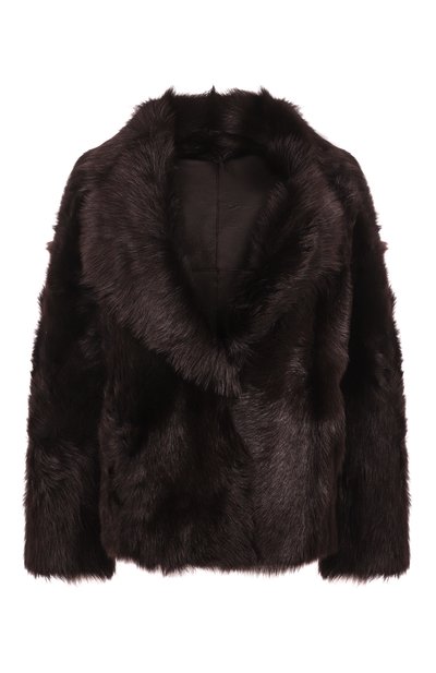 Женская шуба из овчины MANZONI24, арт. 25M1575R-S32N