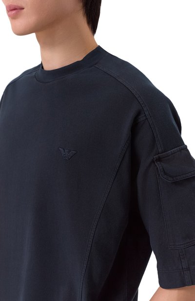 Хлопковая футболка EMPORIO ARMANI, арт. EM004910/AF13715, фото 5