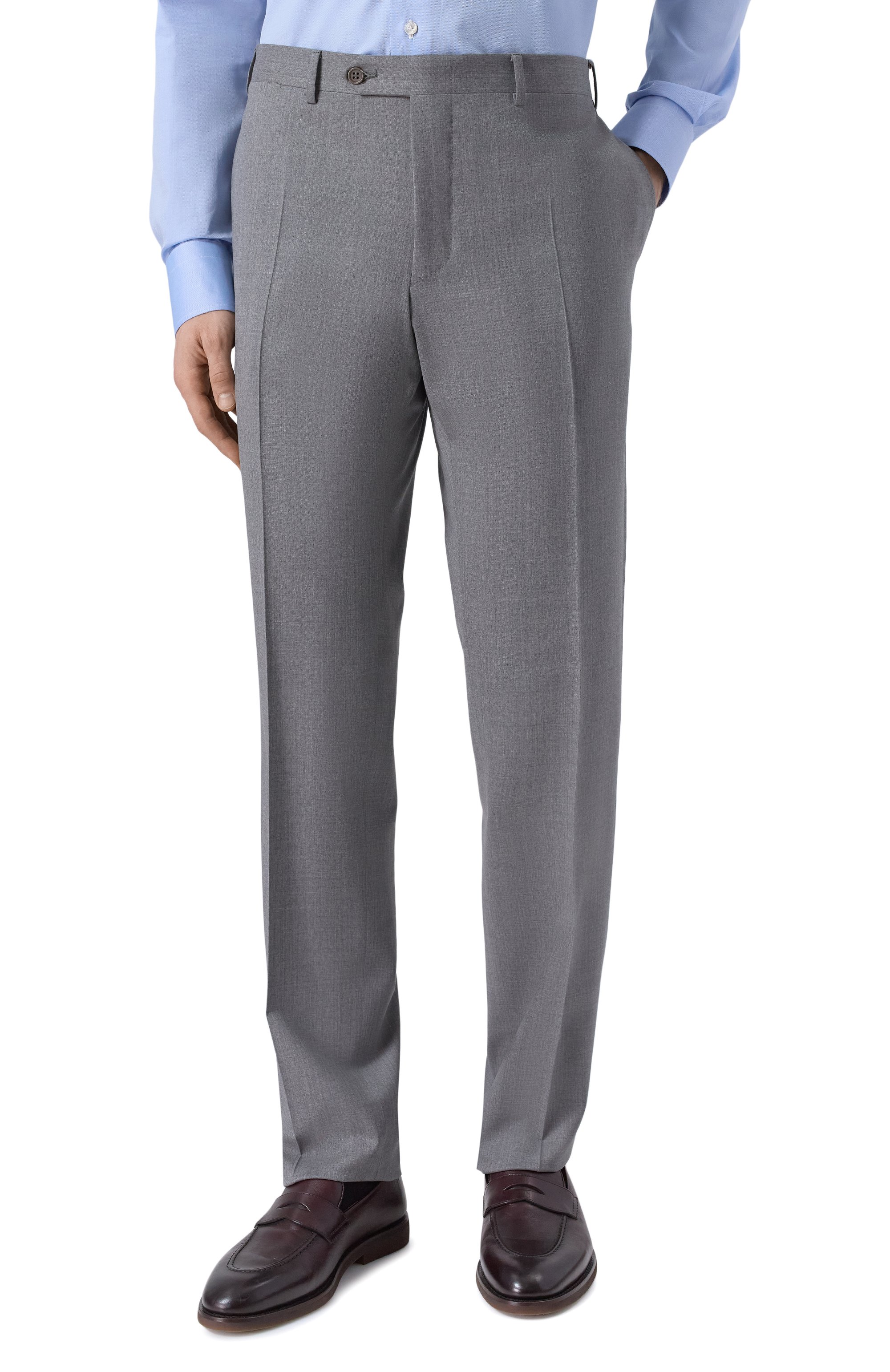 Шерстяные брюки CANALI, арт. 71019/AS04998, фото 3