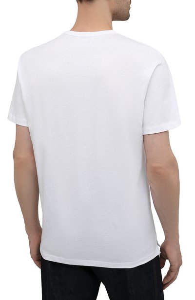 Хлопковая футболка ALEXANDER MCQUEEN белого цвета по цене 24350 руб., арт. 662589/QRZ75, фото 4 Хлопковая футболка ALEXANDER MCQUEEN, арт. 662589/QRZ75, фото 4