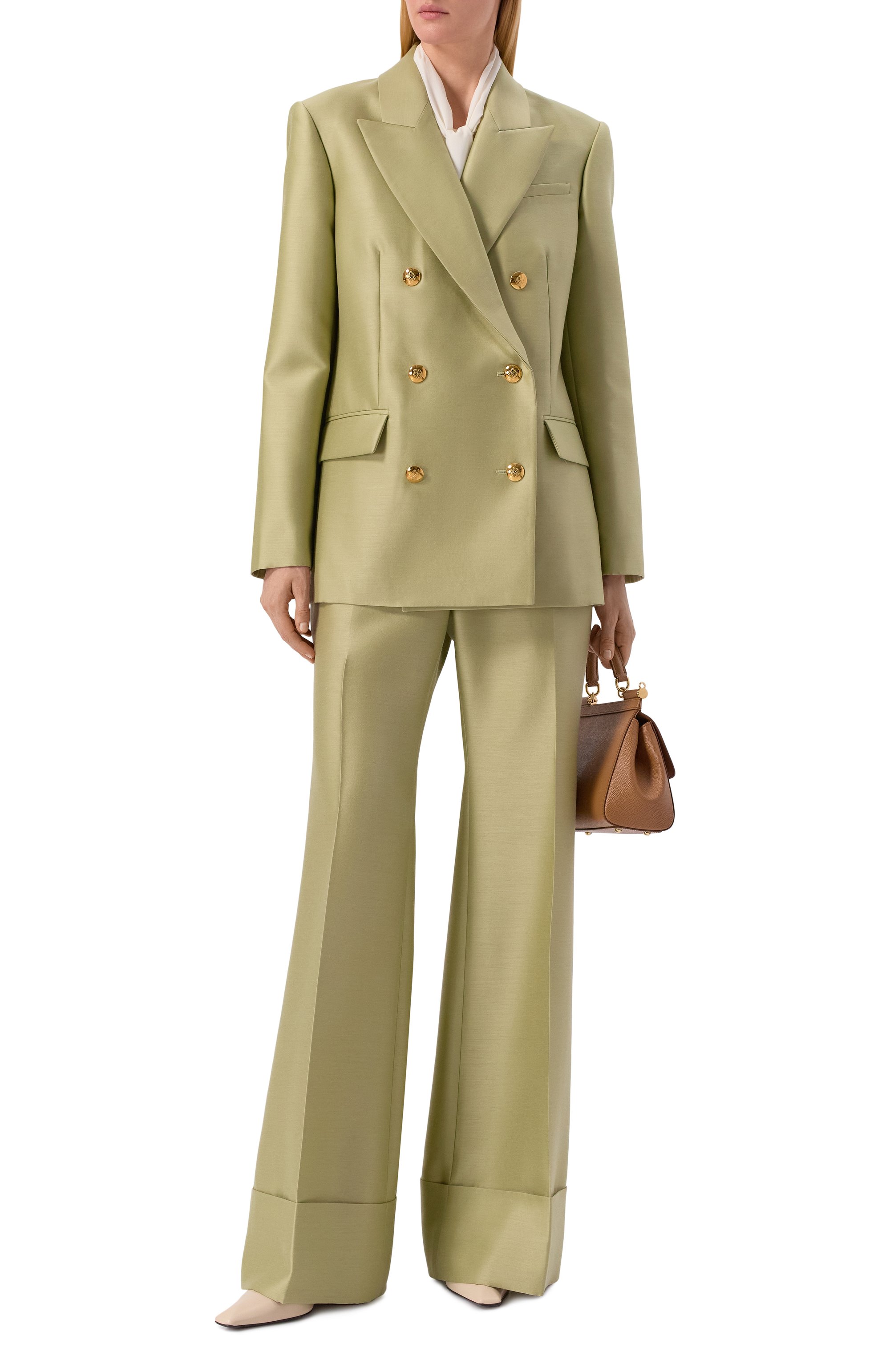 Брюки из шерсти и шелка ZIMMERMANN, арт. 7006PC261, фото 2