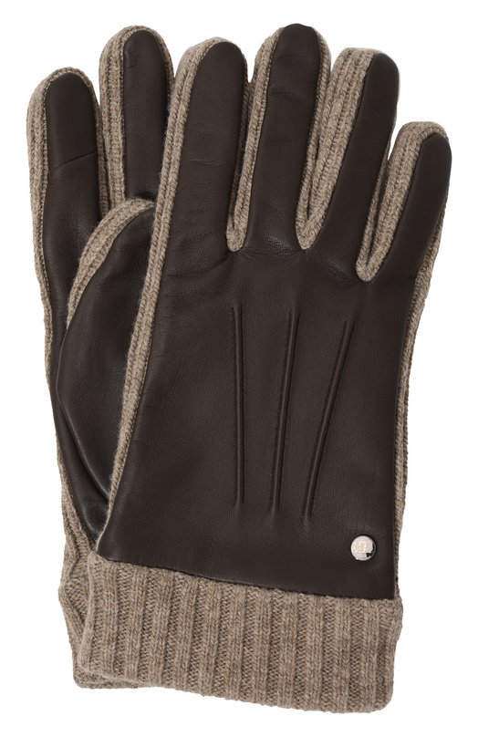 Комбинированные перчатки Roeckl 13012-585 Коричневый 13012-585