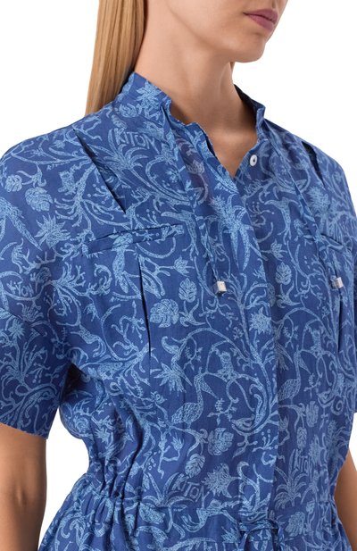 Льняное платье KITON, арт. D53333H09717, фото 4