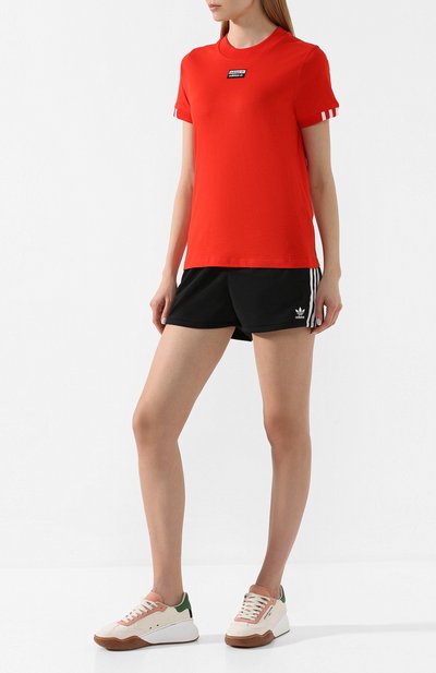 Хлопковая футболка ADIDAS ORIGINALS, арт. FM4881, фото 2