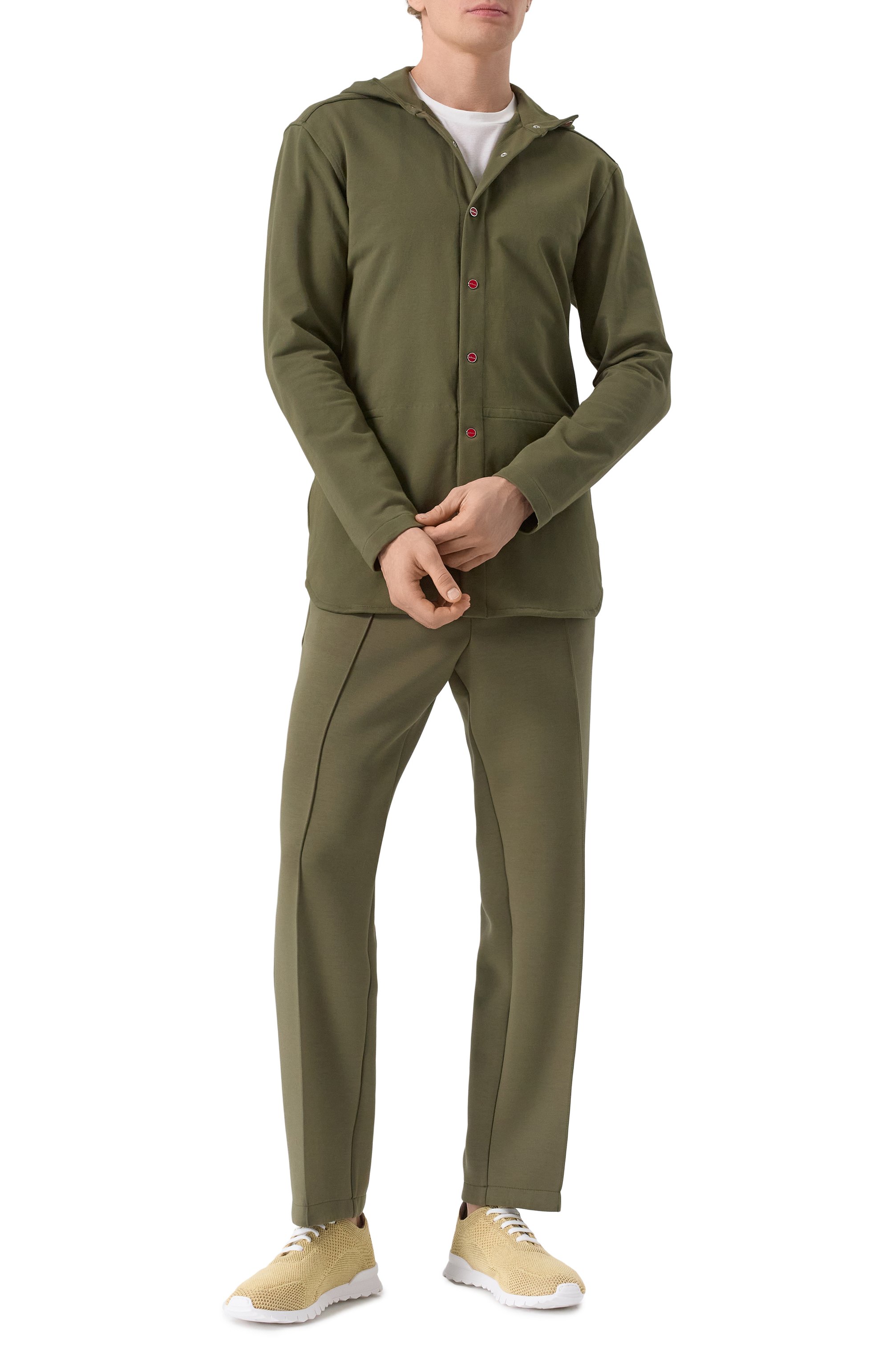 Хлопковая рубашка KITON, арт. UMCPETEH0805284, фото 2