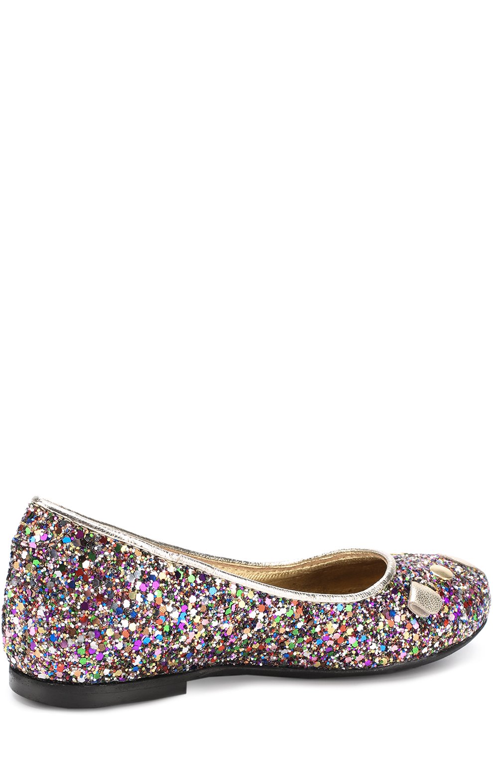 Текстильные балетки с глиттером MARC JACOBS (THE), арт. W19066/28-35, фото 3