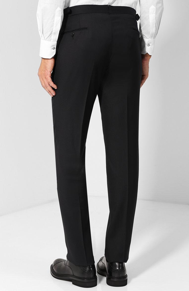 Брюки из шерсти и шелка ZEGNA, арт. 412F05/75F812, фото 4