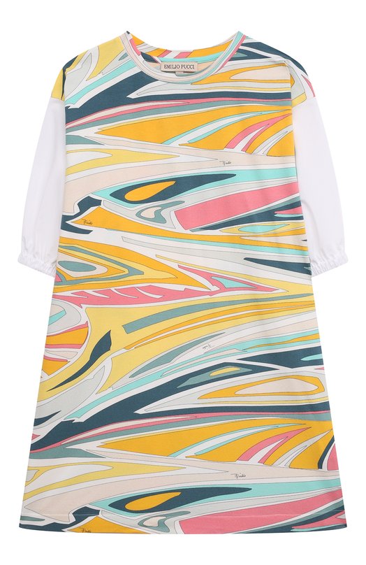 

Хлопковое платье Emilio Pucci, Разноцветный