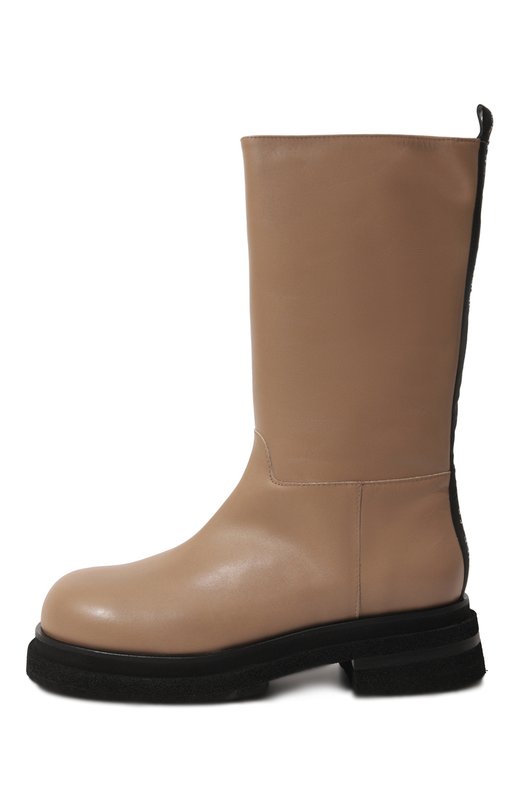 Кожаные полусапоги Sunny Nude of Scandinavia Бежевый, фото 4