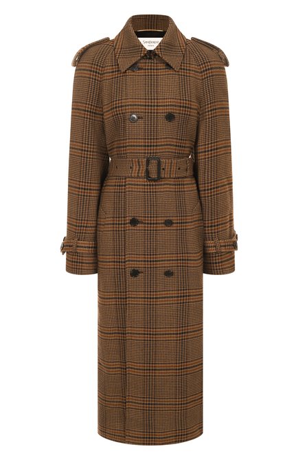 Женское шерстяное пальто SAINT LAURENT, арт. 831610/Y9I70