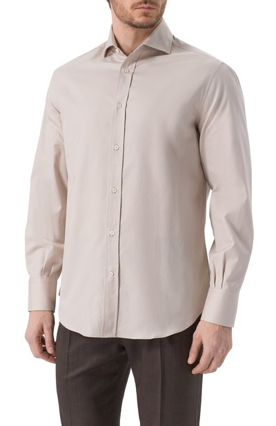 Хлопковая рубашка BRUNELLO CUCINELLI, арт. MW6040028, фот�о 3