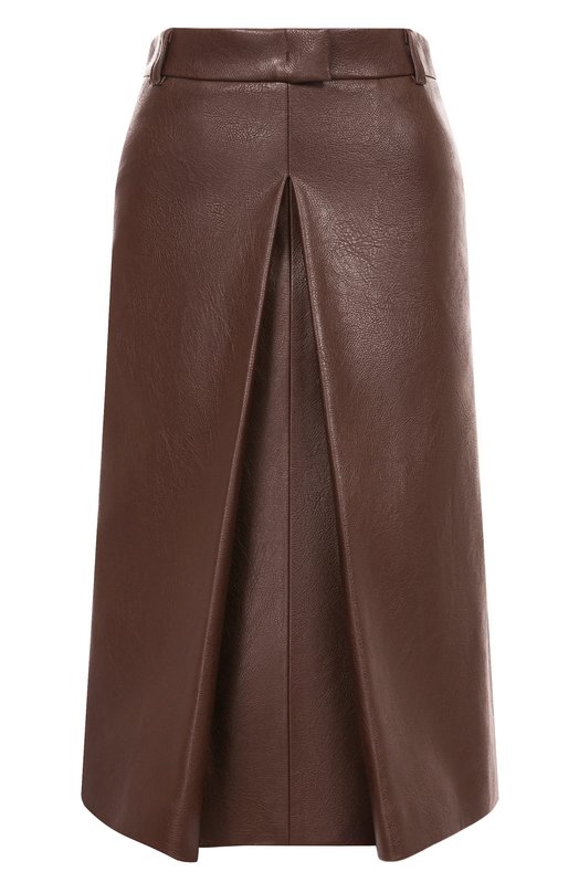 Юбка из экокожи MSGM 3942MDD10/257804 Коричневый 3942MDD10/257804