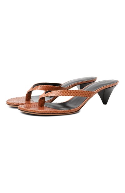 Женские мюли rooty из кожи питона JUDE, арт. R00TY SANDAL/PYTH0N LEATHER