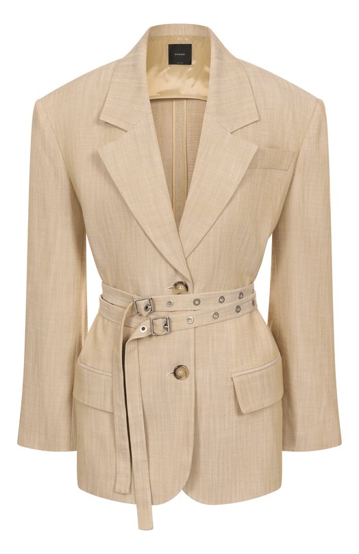 Жакет из вискозы Pinko 104887/A2EJ Бежевый 104887/A2EJ