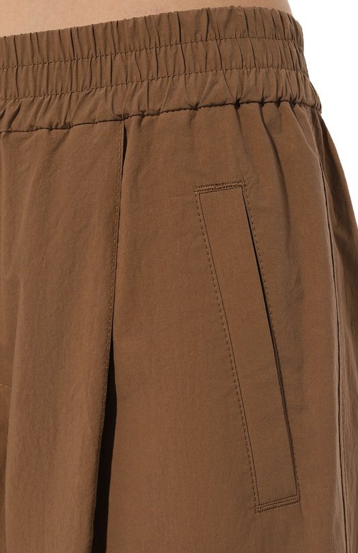 Хлопковые брюки Brunello Cucinelli ML949B1325 Бежевый  ML949B1325 Фото 5