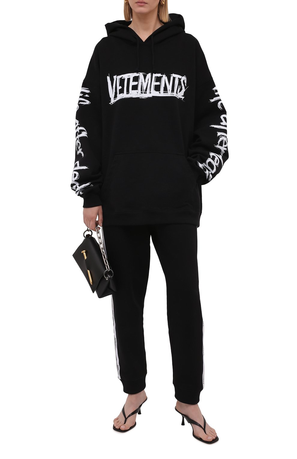 Хлопковое худи VETEMENTS, арт. UA52TR910W 1606/W, фото 2