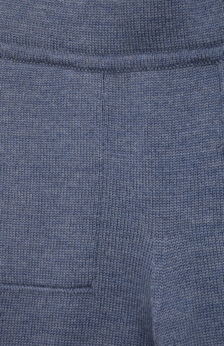 Детская комплект из свитера и брюк WOOL AND COTTON синего цвета, арт. VRUSP-R16 | Фото 7 (Материал внешний: Шерсть; Материал сплава: Проставлено; Девочки Кросс-КТ: Кос�тюмы-спорт; Драгоценные камни: Проставлено; Рукава: Длинные; Ростовка одежда: 5 лет | 110 см, 6 лет | 116 см, 10 - 11 лет | 140 - 146см, 24 мес | 92 см)