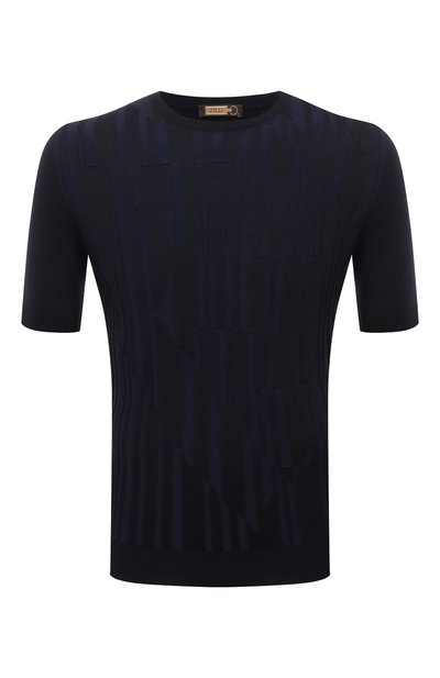 Мужской джемпер из шелка и хлопка ZILLI, арт. MBZ-RN100-MIRR1/MC01