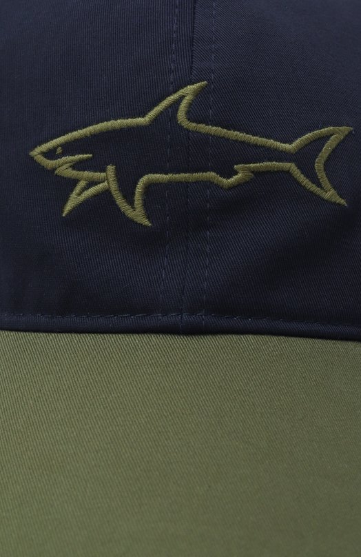 Хлопковая бейсболка Paul&Shark 25417101 Синий  25417101 Фото 4