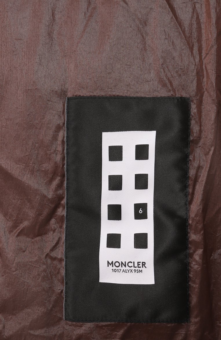 Женский пуховый жилет 6 moncler 1017 alyx 9sm MONCLER GENIUS коричневого цвета, арт. 1A00013/M2308 | Фото 7 (Материал подклада: Синтетический материал; Длина (верхняя одежда): Короткие; Материал внешний: Синтетический материал; Кро�сс-КТ: Пуховик; Стили: Кэжуэл; Автоматизация состава: Проставлено; Автоматизация ТО: Проставлено)