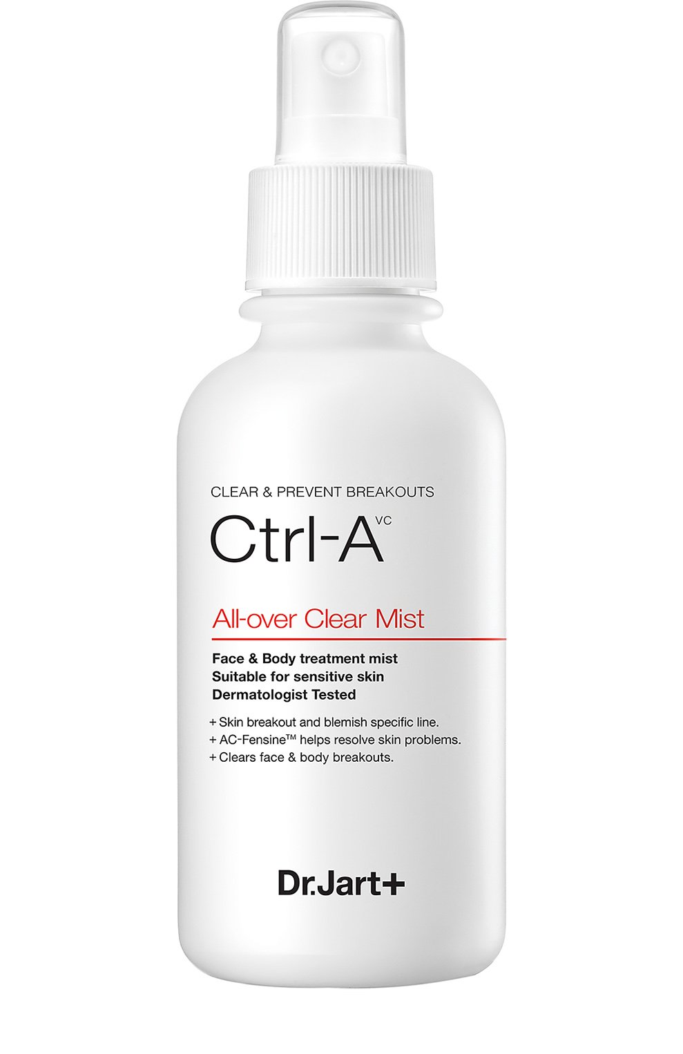 Успокаивающий спрей-тоник для лица и тела ctrl-a (150ml) DR.JART+ бесцветного цвета по цене 5330 руб., арт. 8809380646011, фото 1 Успокаивающий спрей-тоник для лица и тела ctrl-a (150ml) DR.JART+, арт. 8809380646011, фото 1