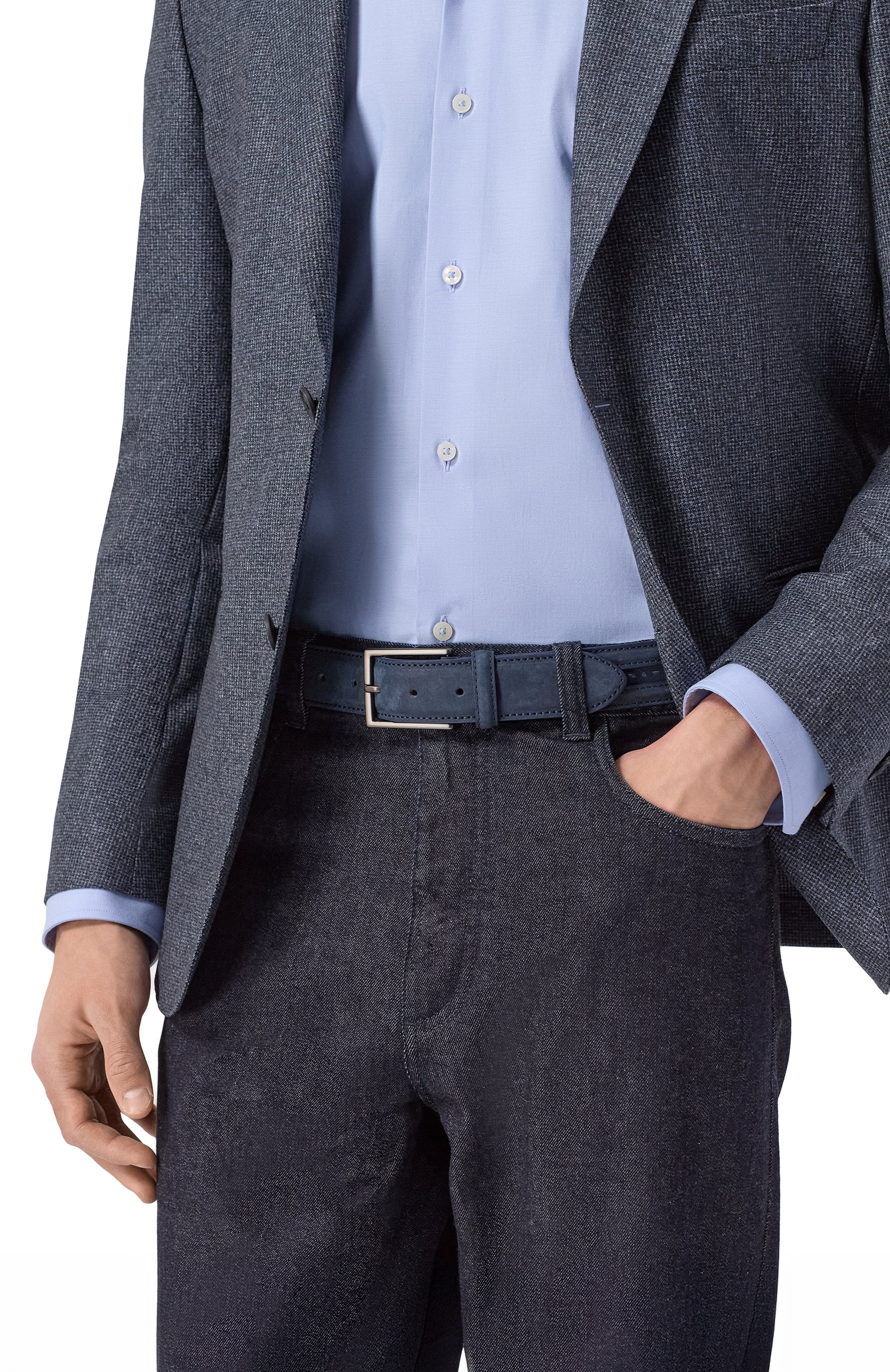 Замшевый ремень PAUL&SHARK, арт. 15316001, фото 2