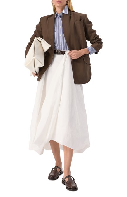 Женские кожаные лоферы BRUNELLO CUCINELLI, арт. MZVNG2868