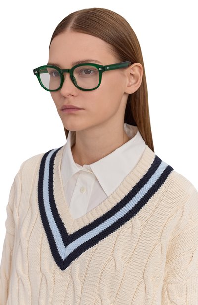 Оправа MOSCOT зеленого цвета по цене 36500 руб., арт. LEMT0SH EMERALD, фото 3 Оправа MOSCOT, арт. LEMT0SH EMERALD, фото 3