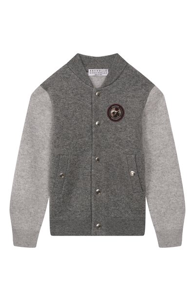 Бомбер из шерсти и кашемира BRUNELLO CUCINELLI, арт. B36M12546A