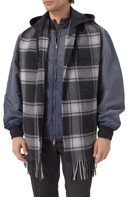 Шерстяной шарф Diesel A21827/0EGDW Серый  A21827/0EGDW Фото 2