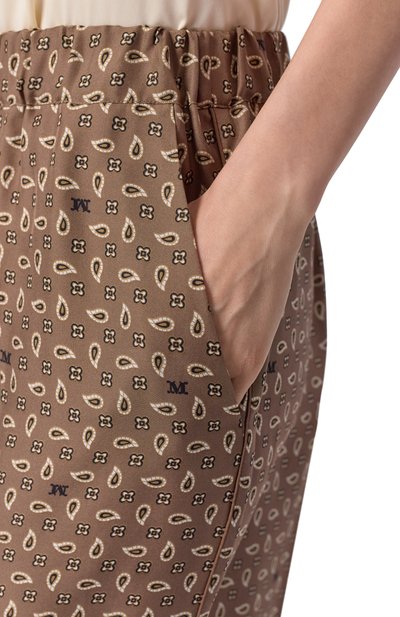 Шелковые брюки MAX MARA, арт. MXMVISCHI0, фото 5