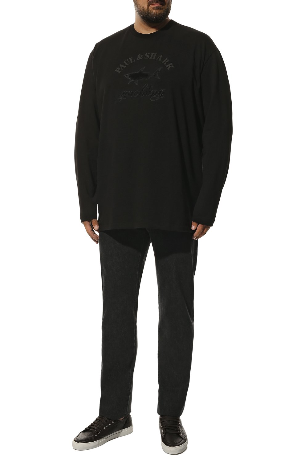 Хлопковый лонгслив PAUL&SHARK, арт. 12311634/FGA/3XL-6XL, фото 2