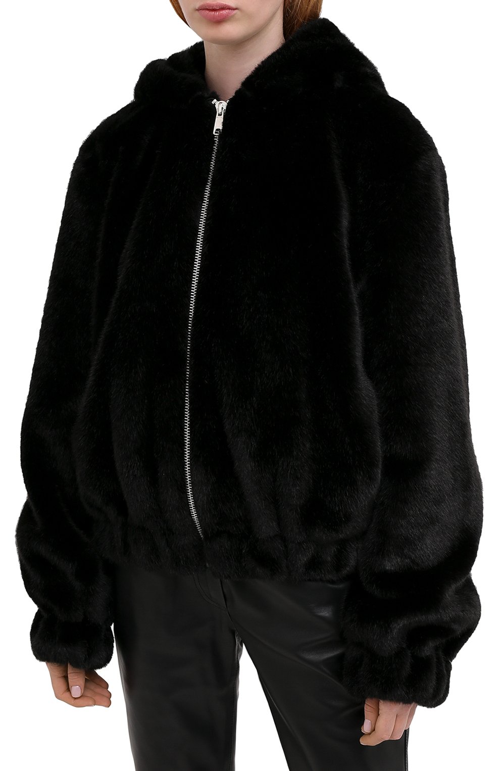 Шуба из экомеха HELMUT LANG, арт. H06HW407, фото 3