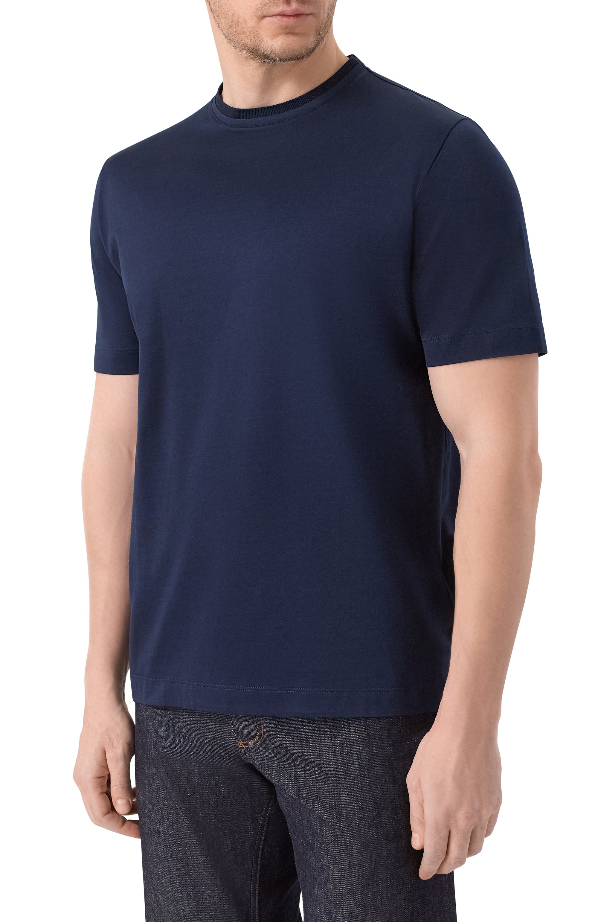 Хлопковая футболка CANALI, арт. T0922/MJ00002, фото 3