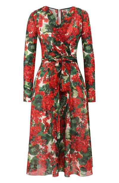 Женское шелковое платье DOLCE & GABBANA, арт. F69F3T/FSAYB