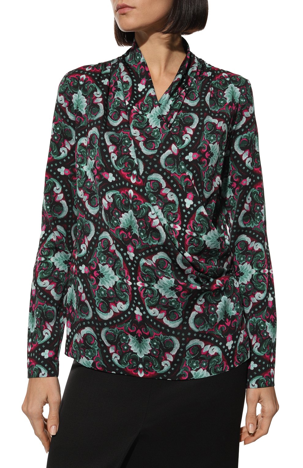 Блузка из вискозы DRIES VAN NOTEN, арт. 222-030723-5102, фото 3