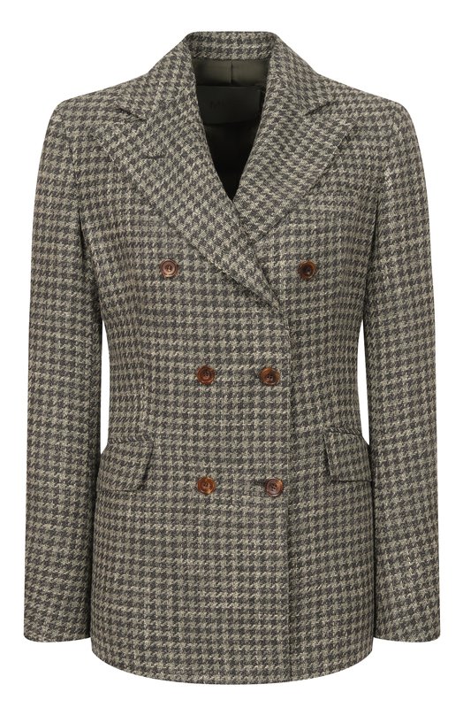 Жакет из шерсти и шелка MVST SDG601/S0730307 Зелёный SDG601/S0730307