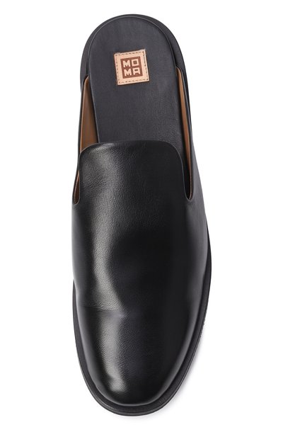 Кожаные сабо MOMA черного цвета по цене 40950 руб., арт. 19603G-VACB, фото 5 Кожаные сабо MOMA, арт. 19603G-VACB, фото 5