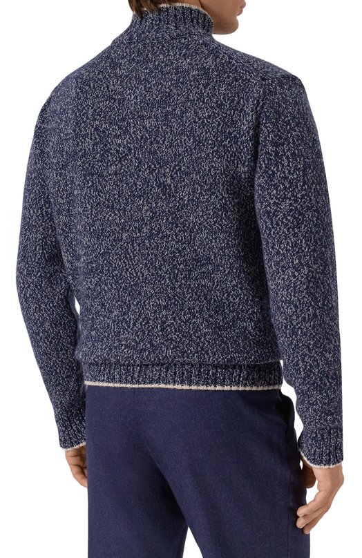 Свитер из шерсти и кашемира Paul&Shark 15311112/4XL Синий  15311112/4XL Фото 4
