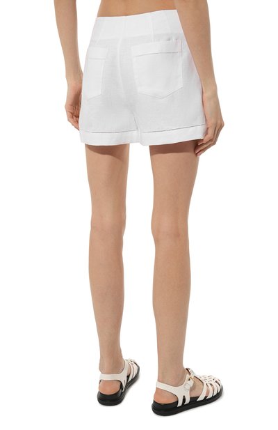 Льняные шорты ALEXANDRA GEORGIEVA BY KRESTETSKAYA STROCHKA, арт. L3-002b23, фото 4