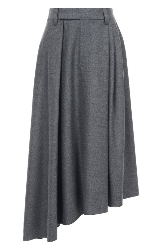 Шерстяная юбка Brunello Cucinelli ME226G3914 Серый ME226G3914