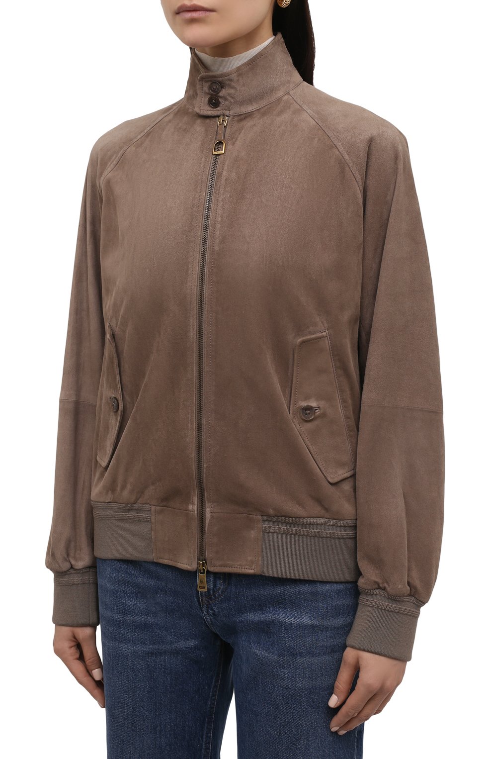 Замшевый бомбер RALPH LAUREN, арт. 290868685, фото 3