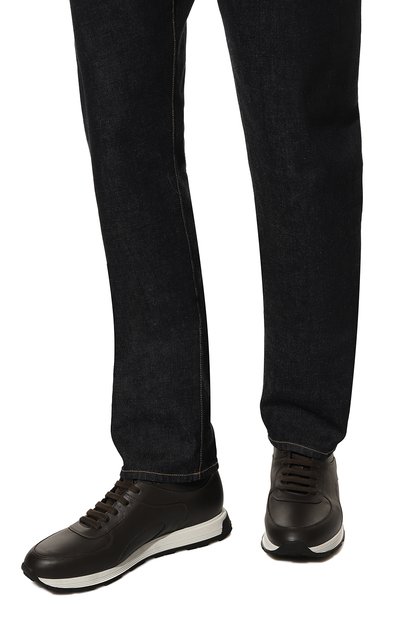 Кожаные кроссовки STEFANO RICCI, арт. US61_G6436/WY, фото 3