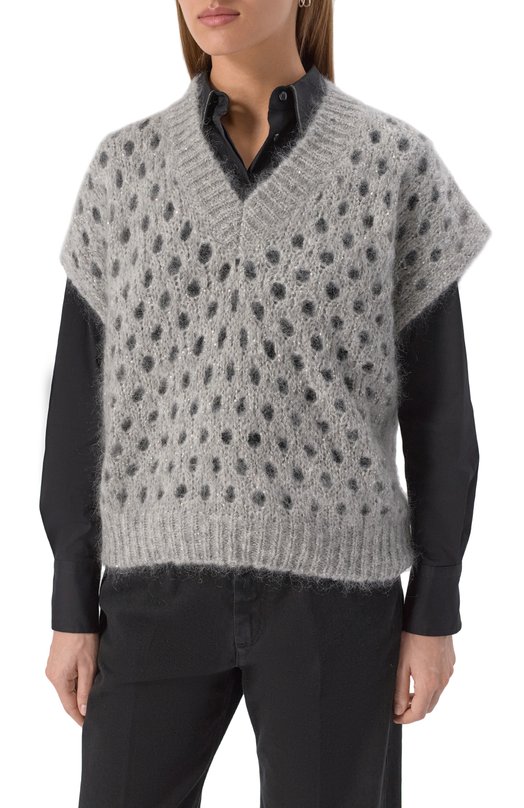 Жилет Brunello Cucinelli MNA326502 Серый  MNA326502 Фото 3