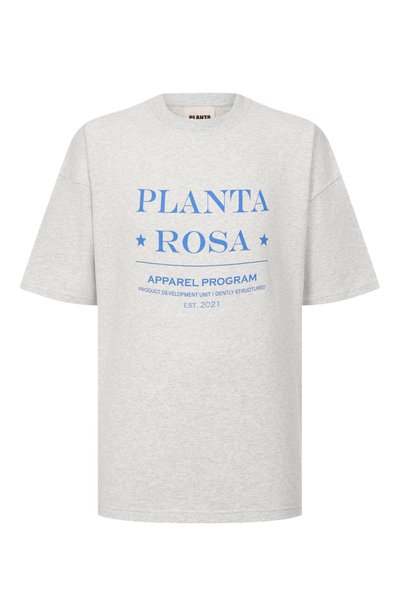Женская хлопковая футболка PLANTA ROSA, арт. PR/T02/PACIFIC/220VELVET