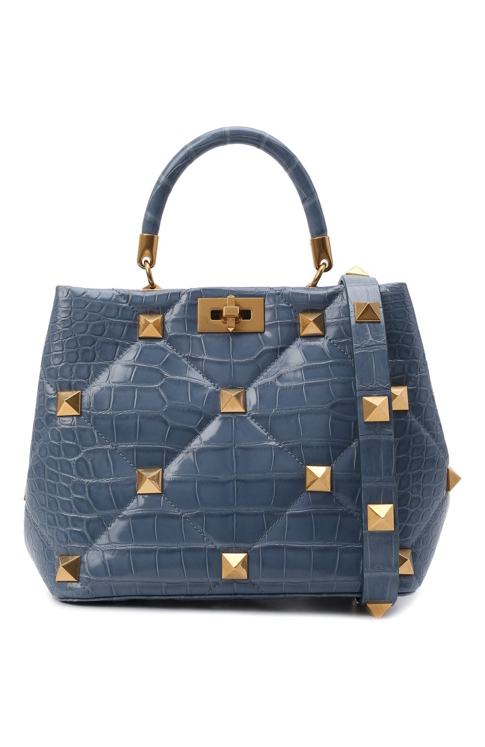 Сумка roman stud из кожи аллигатора VALENTINO, арт. WW2B0I96/SXY/AMIS, фото 8